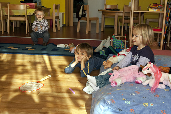 Inhouse Kindergarten vom Spezialisten für Haarverlängerung (© www.greatlengths.de)