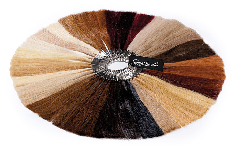 Farbring - wundervolle Haarqualität (© Great Lengths)
