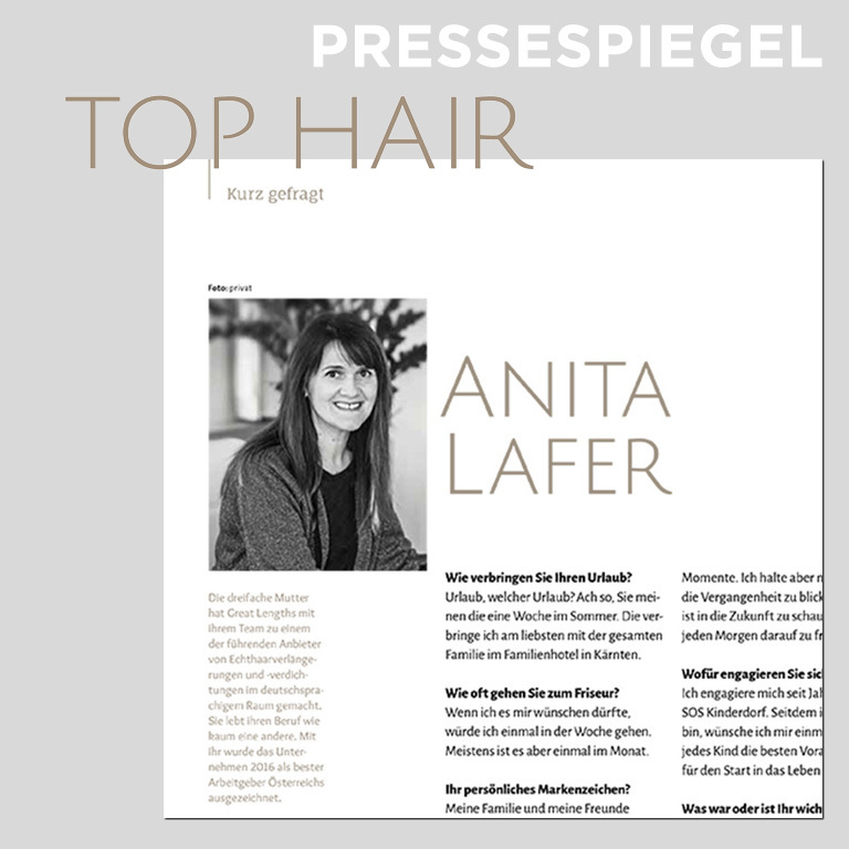 TOP HAIR Austria 12/2017 (© Great Lengths)