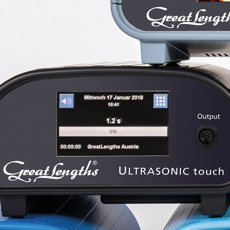 ULTRASONIC touch - Aktivierung in nur 1,2 Sekunden (© Great Lengths)