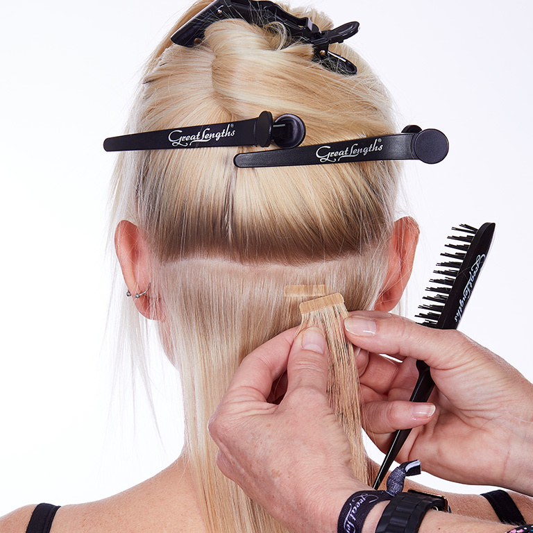 GL Tapes - Tape-Extensions werden schnell und einfach appliziert