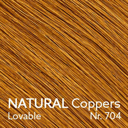 NATURAL Coppers - Lovable - Nr. 704 - 3 Längen (30 cm, 40 cm, 50 cm) (© YOUYOU Hair)