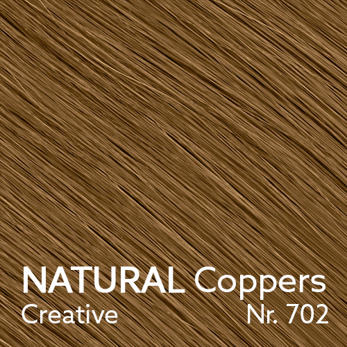 NATURAL Coppers - Creative - Nr. 702 - 3 Längen (30 cm, 40 cm, 50 cm) (© YOUYOU Hair)