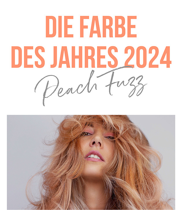 Peach Fuzz - DIE FARBE DES JAHRES 2024 (© Great Lengths)