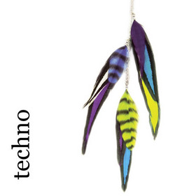 Feather Charms Farbe: techno:  (© Great Lengths)