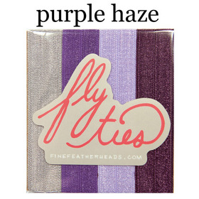 Fly Ties Haarbänder Farbe: purple haze:  (© Great Lengths)