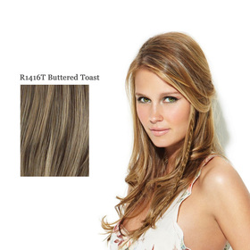 CLIP IN LONG BRAID R1416T buttered toast:  (© Great Lengths)