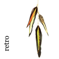 Feather Charms . retro