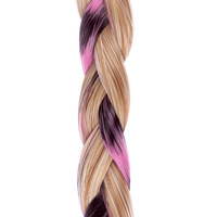 CLIP IN BEADED BRAID R14/88H pink:  (© Great Lengths)