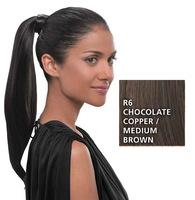 Simply Straight Pony, Chocolate Copper:  (© HAIRUWEAR)