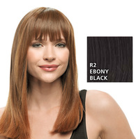 Clip-in-Bang, Ebony Black (© HAIRUWEAR) Clip-in-Bang, Ebony Black: (© HAIRUWEAR)
