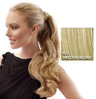 23" Wrap Around Pony, Swedish Blond:  (© Great Lengths)